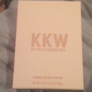 KKW by Kylie cosmetics nude creme lipsticks